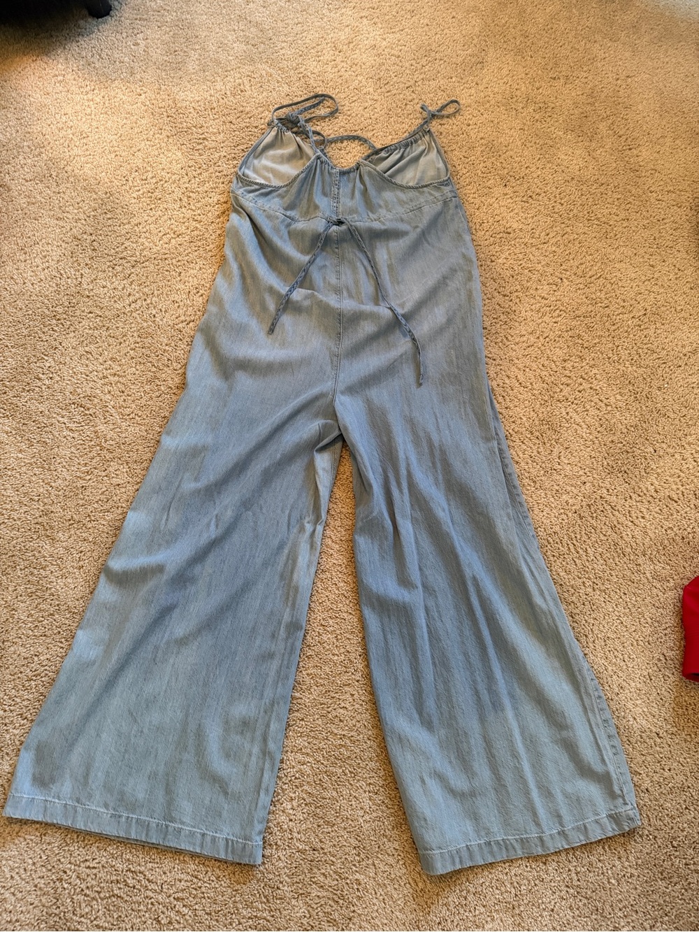 We The Free Light Blue Chambray Jumpsuit - Picture 2 of 3